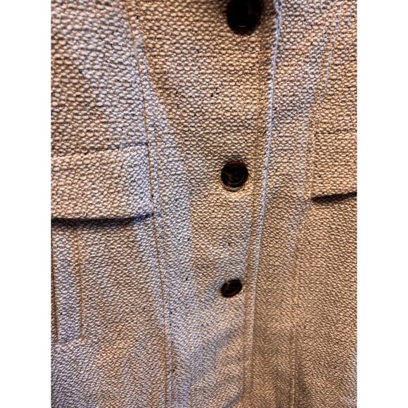 Gallery New York Oatmeal Tweed Coat Button Front Medium NWT - Picture 3 of 9